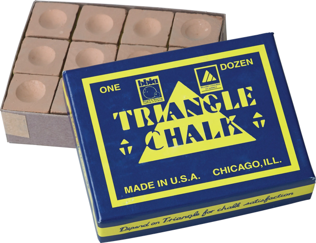 Triangle CHT12 Chalk - 12pc Triangle