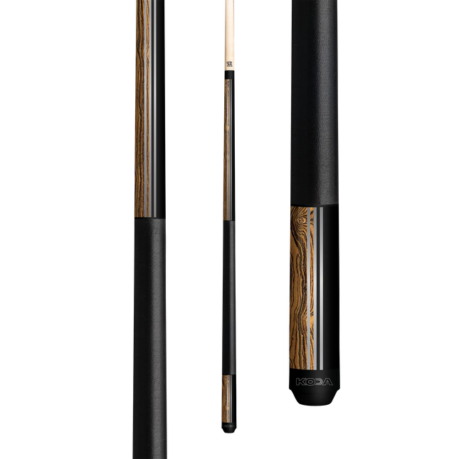 Koda KD29BC (Split Bocote, Black & Silver Pin Stripe Design, Black Linen, 10T) Koda
