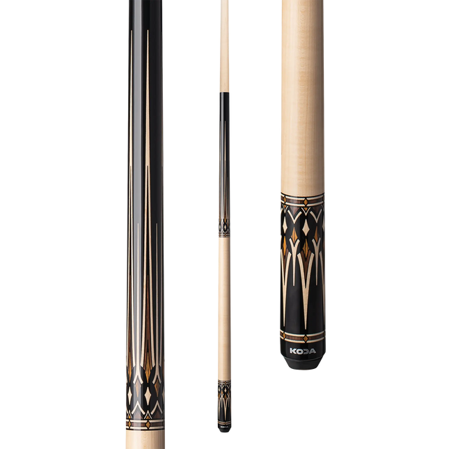 Koda KD53 (Black, Cocobolo, Bocote & Natural 8Pt Design, Maple Wrap, 18T) Koda