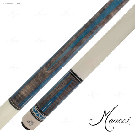 Meucci SW Bar Box 5, Gray Curly, Celestial Blue Rev Points, White Linen, 18T Meucci